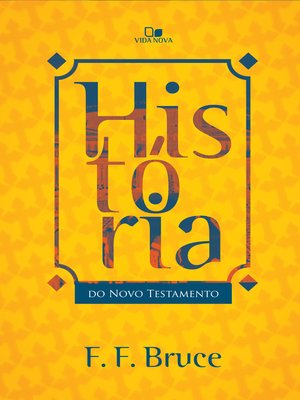 cover image of História do Novo Testamento